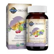Garden of Life Organics Prenatal Once Daily, 30 Tablets