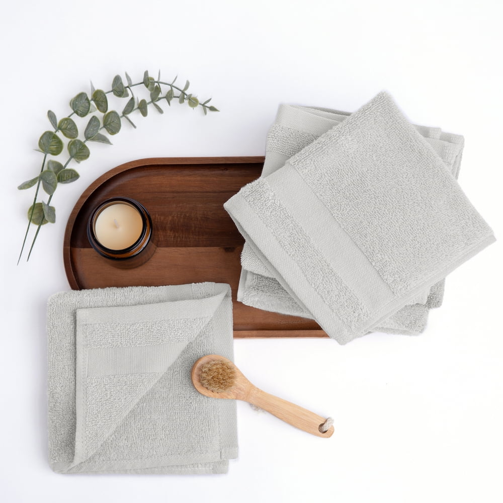 Noble Linens 6 pack Cotton Washcloths