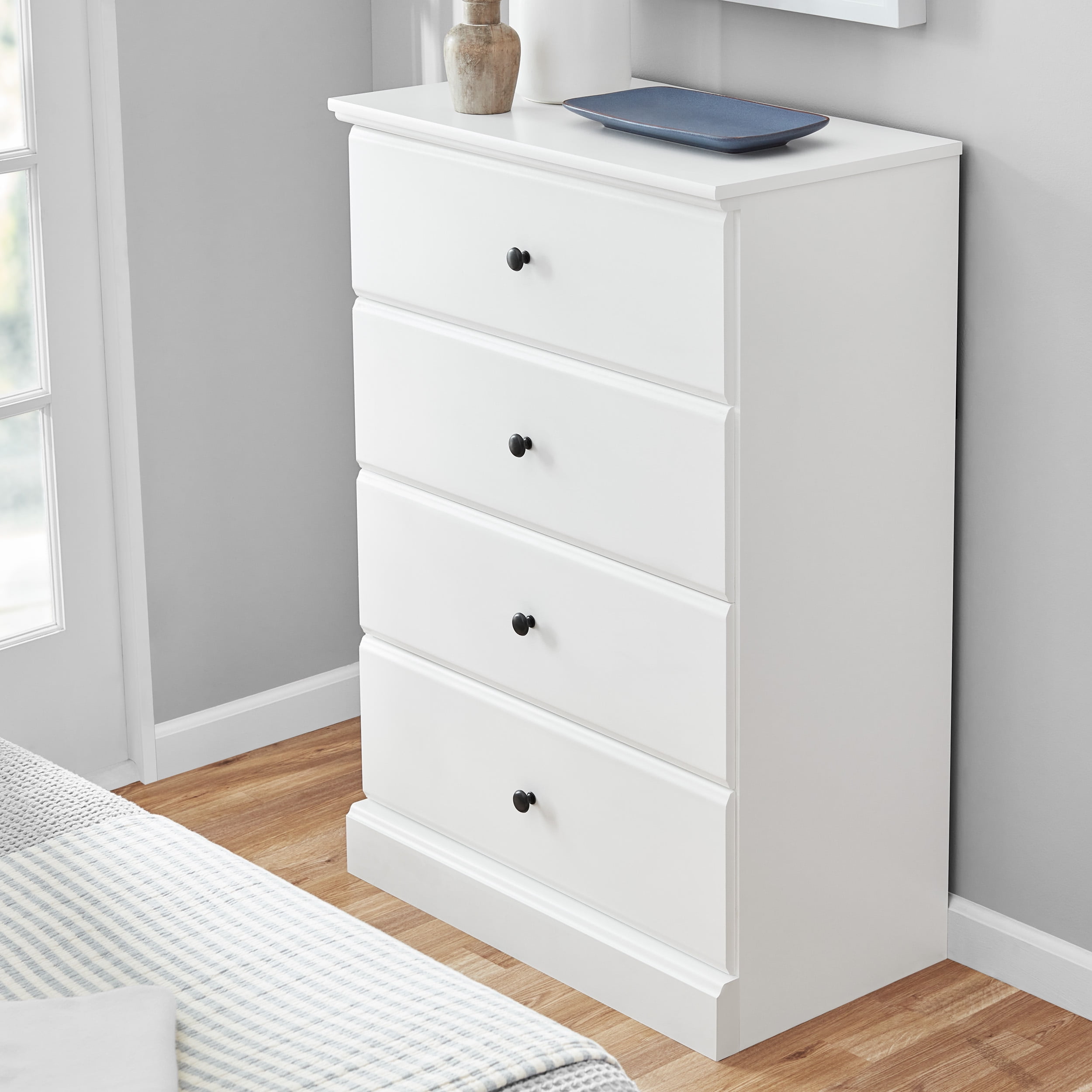 35.5 in. H x 26.625 in. W x 19.25 in. 4-Drawer Plastic Chest