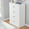 thumbnail image 2 of Sauder Parklane Transitional 4-Drawer Chest, Soft White Finish, 2 of 18