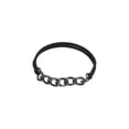 thumbnail image 1 of Cadena de cuero, aleación galvanizada, cordón para el pelo, anillo para el pelo, pulsera, cordón para la cabeza, pulsera, diadema elástica negra, pulsera para el pelo de mujer, 1 of 2