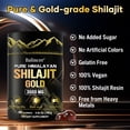 thumbnail image 6 of Balincer Pure Himalayan Shilajit Herbal Gold Gummies, for Energy & Vitality, 3000 mg, 80 Count, 6 of 7