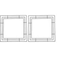 thumbnail image 2 of Royalty Essentials 16 Inch Square Metal Wire Wreath Frame Form Hanger Green (16 Square 2 Pack), 2 of 4