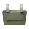 thumbnail image 1 of Bolso de bolsas de bolsas de carriola organizadora de cochecitos, bolsita de pañales portátiles, universal, cochecito, bolsa de cochecito para bebés Verde, 1 of 8