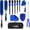 Blue, variant on Good Grips All-Purpose Scrub Brush – 2-Pack, Crevice Cleaning, Bathroom Cleaning, Scrub Brush with Handle, Brushes to Scrub Your Kitchen or bathrooms