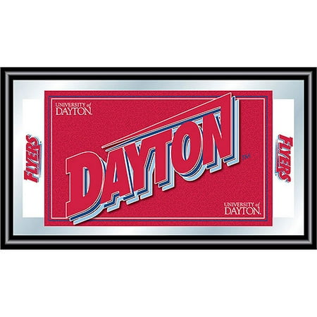 University of Dayton Logo and Mascot Framed Mirror