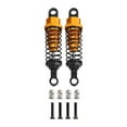 thumbnail image 2 of MERIGLARE 4x Shock Absorbers 1/12 1/16 Scale Metal Replacement Sturdy Upgrade Parts 55mm Dampers RC Shocks for D90 MN82 MN98 MN99S C24 , Gold, 2 of 8