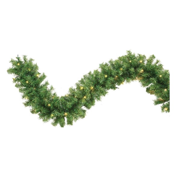 Guirnalda Naviplastic Monarca color Verde de 25 cm de ancho