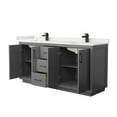thumbnail image 6 of Wyndham Collection Wcf111172d-Qtz-Unsmxx Icon 72" Free Standing Double Basin Vanity Set -, 6 of 7