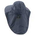 thumbnail image 3 of Cheers.US Waterproof Breathable Outdoor Sun Hat for Men with 50+ UPF Protection Safari Cap Wide Brim Fishing Hat with Neck Flap, 3 of 3
