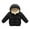 Black, variant on HAiming Toddler Baby Boys Girls Winter Fleece Coats Long Sleeve Zip up Puffer Jackets Lightweight Thick Warm Outerwear