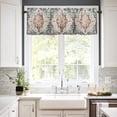 thumbnail image 2 of Hokiten Rod Pocket Curtain Valance, Rustic Geometric, Farmhouse Window Valance for Living Room, Bedroom, Kitchen Farmhouse Shabby Chic Ethnic Tribal 42"W x 12"L, 2 of 8