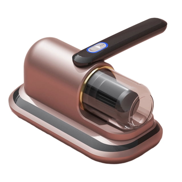 Kearding Eliminador de ácaros inalámbrico, ropa de cama y tapicería, eliminador de ácaros al vacío de colchón de mano limpio y fresco Electrodomésticos Oro rosa