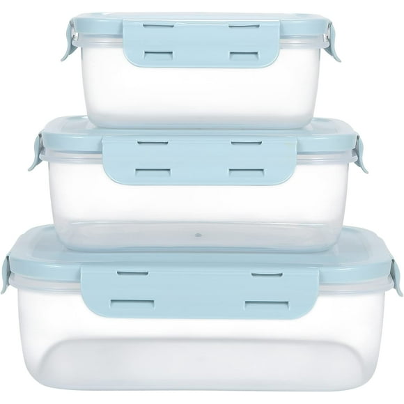 Jinsinto Food Storage Containers with Airtight Lids, Bento Box Meal Prep Container,Lunch Box with Lids, Plastic Storage Container