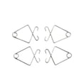 thumbnail image 2 of fashionhome 100pcs Drop Ceiling Hook Clips Fish Fish shape metal ceiling hook Shape Metal Hook T-Bar Grid Wire Suspended Ceiling Hanger, 2 of 9