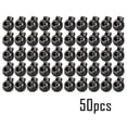 thumbnail image 2 of kjfeif Clearance Rope Cord Locks 50pcs Clip Ends Round Ball Shape Luggage Lanyard Stopper Sliding for Drawstrings Lanyard Paracord Elastic Bungee Shock Cord Rope, 2 of 4