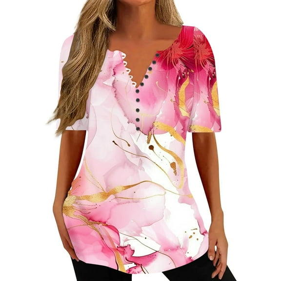 Tops For Women Summer Sexy Trendy Women'S Tops Dressy CasualTshirts Shirts For Women Graphic Plus Size CottonLadies Tops And Blouses WhiteT Shirts For Women Cotton Ocean