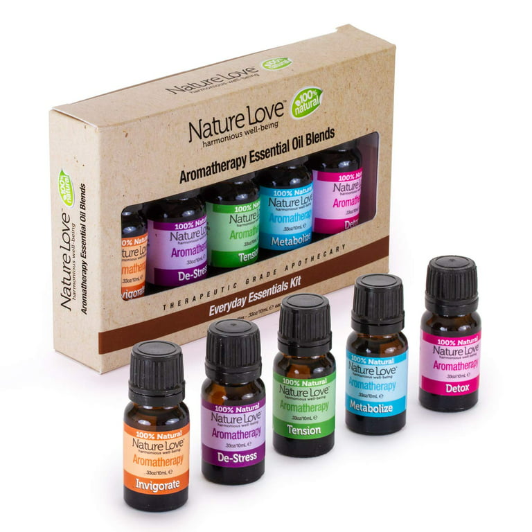 Nature Love Aromatherapy Essential Oil Blends Everyday Essentials