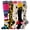 style7, variant on 6 Pairs Compression Socks for Women Man,20-30 mmHg Knee High Compression Socks, Nylon Unisex Compreeion Sport Sock for Athletic, Running(S/M)