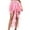 Pink, variant on HXWCHs Nine Scarf Belly Dance Performance Belt Flowy Chiffon Wrap Sash Waist Chain Accessory One Size Sky Blue