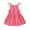 Hot Pink, variant on Odeerbi Summer Tank Dress For Girls Toddler Kids Baby Seaside Beach Dress Sling Skirt Floral Skirt Pink