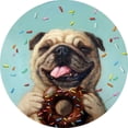 thumbnail image 3 of Heffernan, Lucia 15x15 Black Modern Framed Museum Art Print Titled - Pugalicious No. 2, 3 of 5