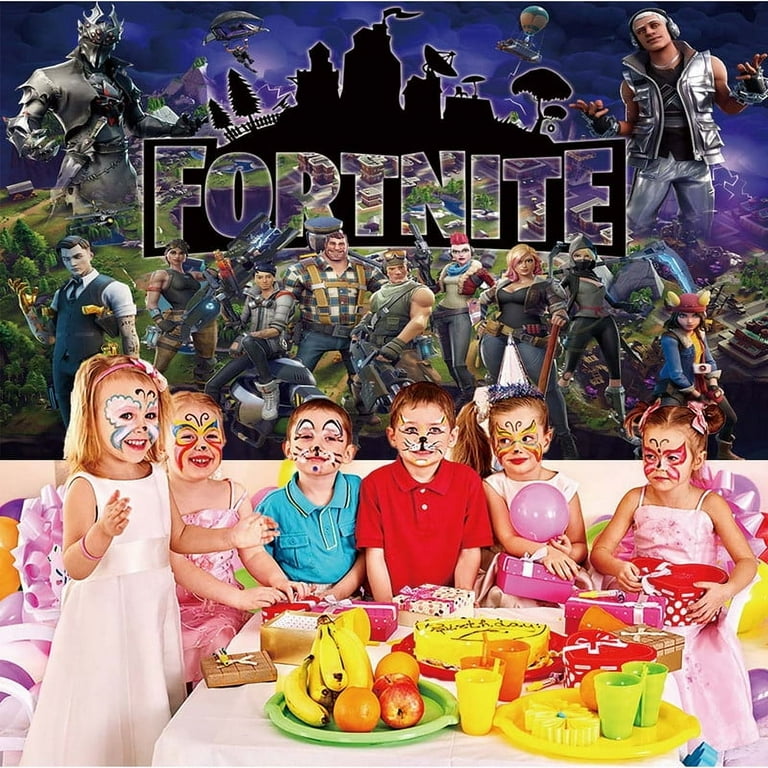 Fortnite Birthday Banner Backdrop Background Taspestry Post Wall
