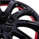 thumbnail image 4 of Tapones Polveras Rin 13 Negro Brillante Con Rojo Naranja Owc negro, 4 of 9
