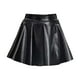 thumbnail image 5 of Gibobby Plisado Mini Falda De Las Minifalda plisada acampanada sólida para mujer, falda Sexy para fiesta de disfraces(Negro， XL), 5 of 5