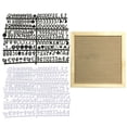 thumbnail image 6 of Dserhfy 10x10inch Felt Changeable Letter Board Message Panel Home Restaurant Decoration, 6 of 8