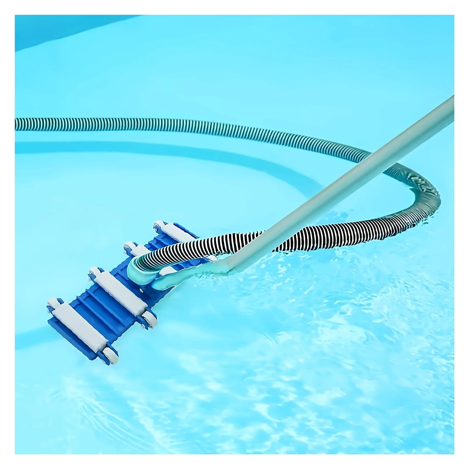 Swimming Pool Vacuum Head with Brush Suction Cleaning Vacuum Brush Pool Cleaning Tool Accessories