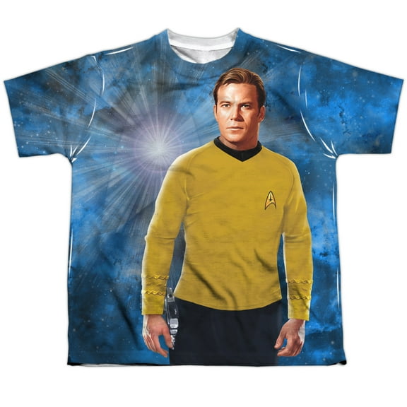 Youth: Star Trek- Cpt. Kirk Sea Fever Quote Kids T-Shirt Size YXL