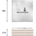 thumbnail image 3 of RYLABLUE Merry Christmas Set of 4 Coaster for Drinks, Absorbent Ceramic Stone Coasters Cup Mat with Cork Base for Home Kitchen Room Coffee Table Bar Decor, 3 of 4