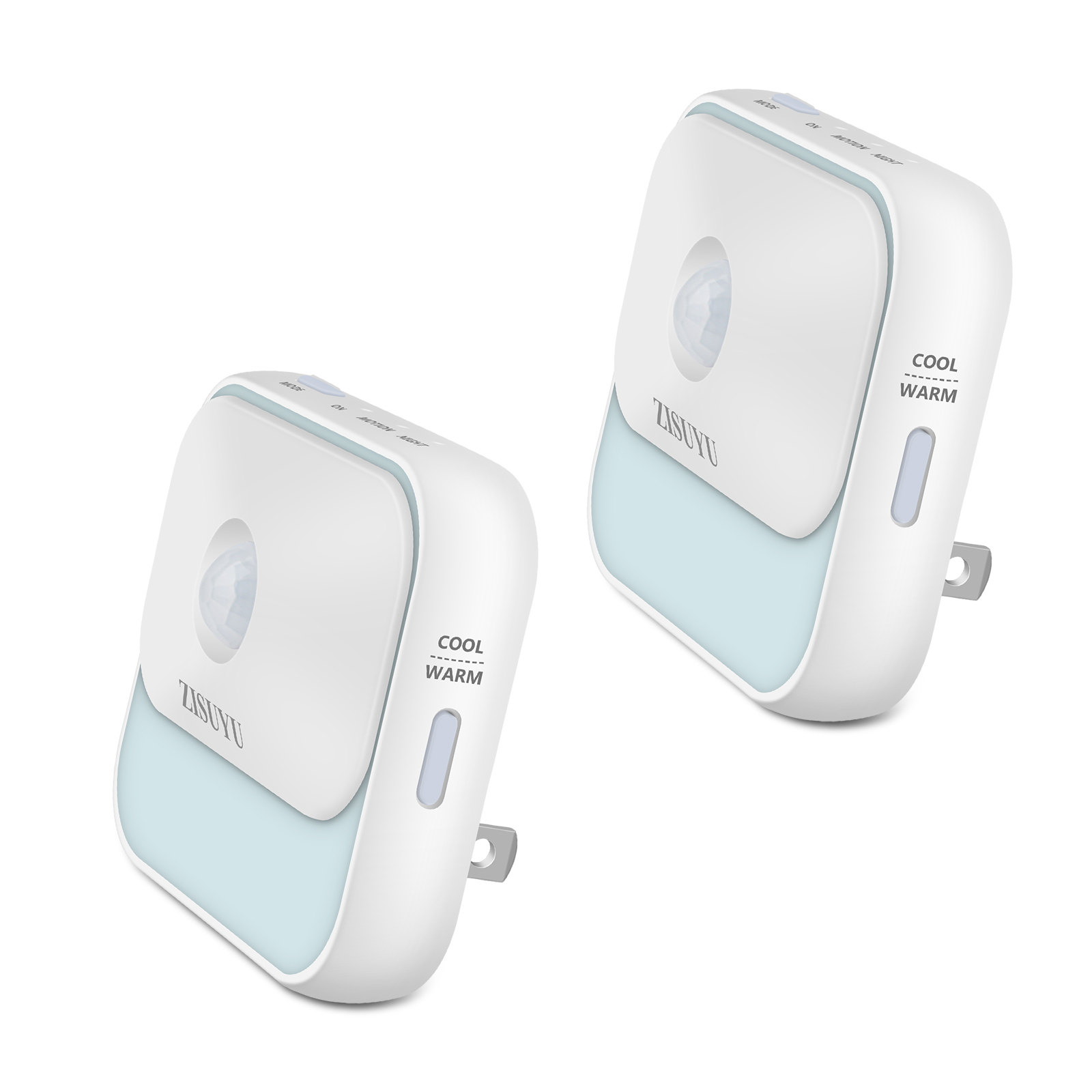 ZISUYU 2-Pack Motion Sensor LED Night Lights, Dimmable photo 6