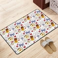 thumbnail image 4 of Chocolate & Diamond Print Rugs Doormat, Non-Slip Absorbent Door Mat Front Back Doormat Entryway Rugs 36"x24", 4 of 8