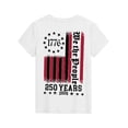 thumbnail image 5 of CCRFTGI 4th of July Shirts for Children Girls 10-12 Short Sleeve Happy USA Flag Summer Patriotic Tunic Blouses 1776 Festival Girls Clothes Tops White 9-10 Years, 5 of 5