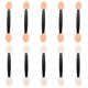 thumbnail image 5 of Black Eyeshadow Brush Dual-Sided Makeup Applicator with 100Pcs Sponges, 5 of 5