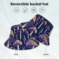 thumbnail image 6 of Balery Floral Hippie Mushrooms Sun Hats for Men Women Bucket Hat UPF 50+ Buckey Hat Boonie Hat Foldable UV Protection Hiking Beach Fishing Summer, 6 of 9