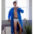 thumbnail image 1 of Albornoz fino de verano para hombre, cárdigan de longitud media, camisón de seda, pijama de seda helada, ropa de casa para hombre de verano, 1 of 5