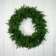 thumbnail image 6 of Northlight Real Touch™️ Pre-Lit Rosemary Emerald Angel Pine Artificial Christmas Wreath - 30" -, 6 of 8