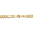 thumbnail image 4 of Primal Gold 14 Karat Yellow Gold 5.25mm Flat Figaro Chain, 4 of 9