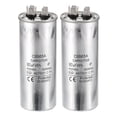 thumbnail image 1 of Unique Bargains CBB65 60uf Run Capacitor, 60mfd 2pack AC 450V Aluminum Case Motor Start Capacitor, 1 of 5