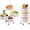 White/3-tier, variant on Kitchen Storage Rack No Assembly, Metal Storage Tower Basket Shelves Organizer on Rolling Wheels with Removal Drawers for Fruit Vegetable Grocery Corns Potato Onion