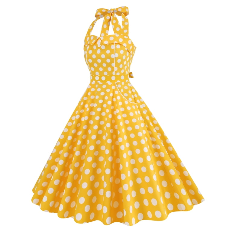 slim fit dress slacks The Bella Halter Gingham Dress in Butter Yellow – amolli main image 1