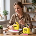 thumbnail image 4 of Pencil Holders & Pen Holders, Sharp and Dull Pencil Holder for Classroom, Wooden Desk Organizer, Pencil Organizer for Desk, 2-Piece Set Made of 10 Total Wooden Panels for, 4 of 6