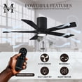 thumbnail image 7 of Matthews Fans - Irene-5HLK Five Blade Flush Mount Ceiling Fan with Integrated, 7 of 7