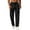 Black, variant on New Men Spring Summer Quality Trousers Mens Cotton Hemp Breathable Comfortable Casual Home Straight Pants Linen Men's Pants Black 4XL