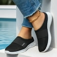 thumbnail image 5 of IUJSOY Walking Shoes Women Soft Sole Sneakers Slip on Mules Shoes Slides for Women Casual Flats, 5 of 6