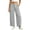 Gray, variant on Womens Cargo Pants Women Capri Wide Leg Cigarette - Frayed Hem Work White XXL