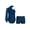 Navy Blue, variant on Kids Girls Gymnastics Leotard One Shoulder Long Sleeve Ruched Mesh Ballet Dance Unitard Bodysuit with Shorts Set Blue 6
